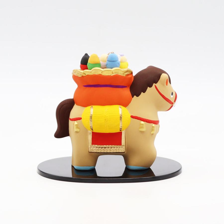 薬師窯 錦彩招福午 七福神 薬師64 干支 置物 令和8年 2026年 年末 年始