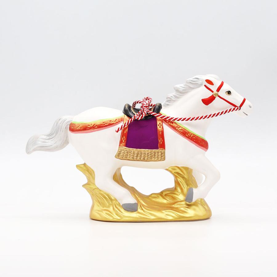 薬師窯 錦彩招福午(駿馬・大)82★縁起物★金運★お正月★干支★馬★置物 楽天市場】【ポイント10倍】干支 置物 薬師窯 錦彩招福午 (破魔矢付