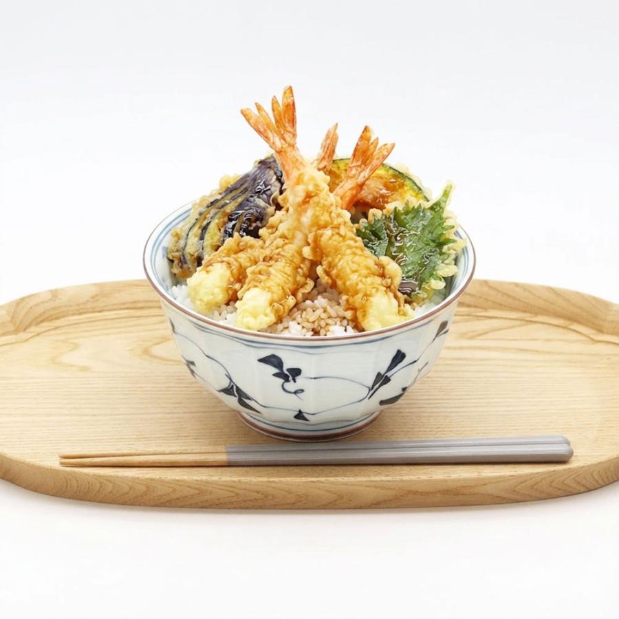 波佐見焼 一誠陶器 時代山水 丼 呉須 21054 どんぶり don 一誠窯
