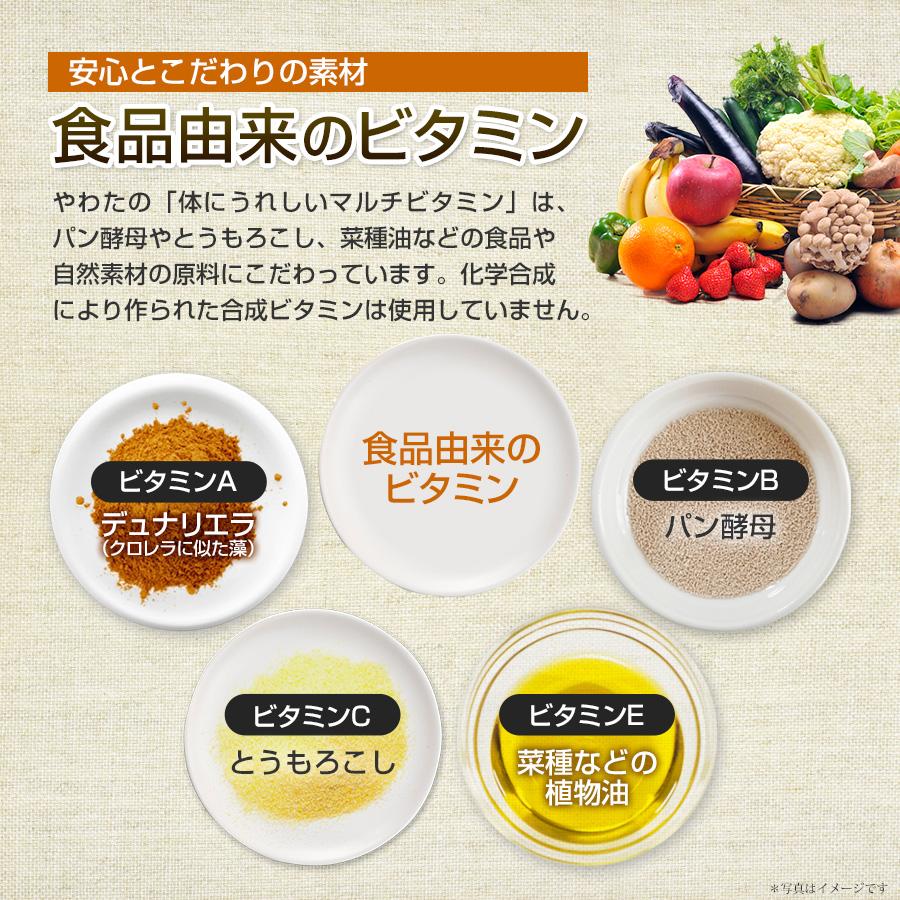 やわた 体にうれしい マルチビタミン 約1ヶ月分（60粒入） 栄養機能