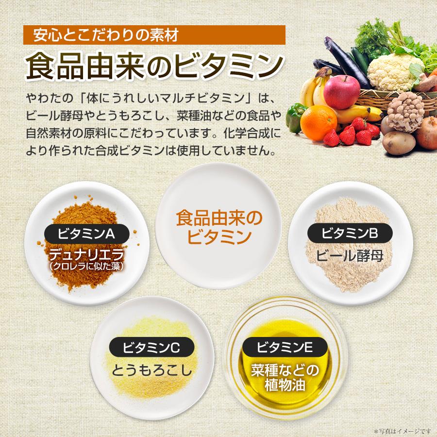 やわた 【送料無料・3袋セット】やわた 体にうれしい マルチビタミン