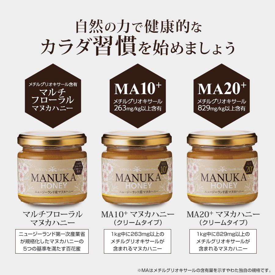 やわた 【数量限定30％OFF】MA20+ マヌカハニー クリームタイプ（150g