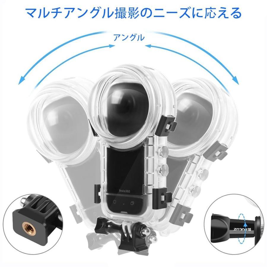 Insta360 X4 防水ケース insta360 x4 水中撮影用 耐圧40M x4用