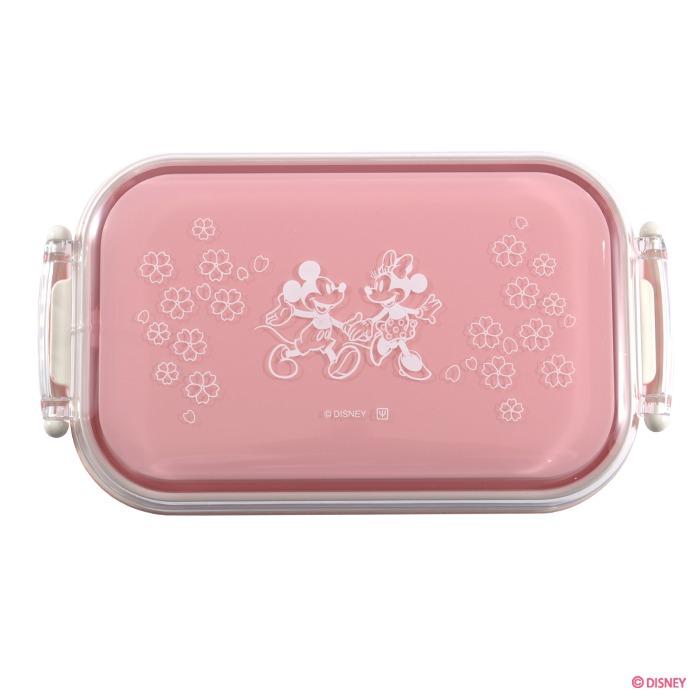 新品☆Disney ディズニー×サーモス ランチボックスセット ピンク Disney（ディズニー） お弁当箱 ミッキー＆ミニー 480ml 長角ランチ