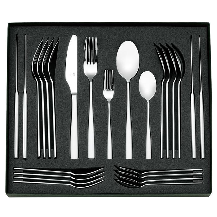 YAXELL [SAN] カトラリーセット ヤクセル（YAXELL） 燦 SAN 25PCS カトラリーセット ティースプーン