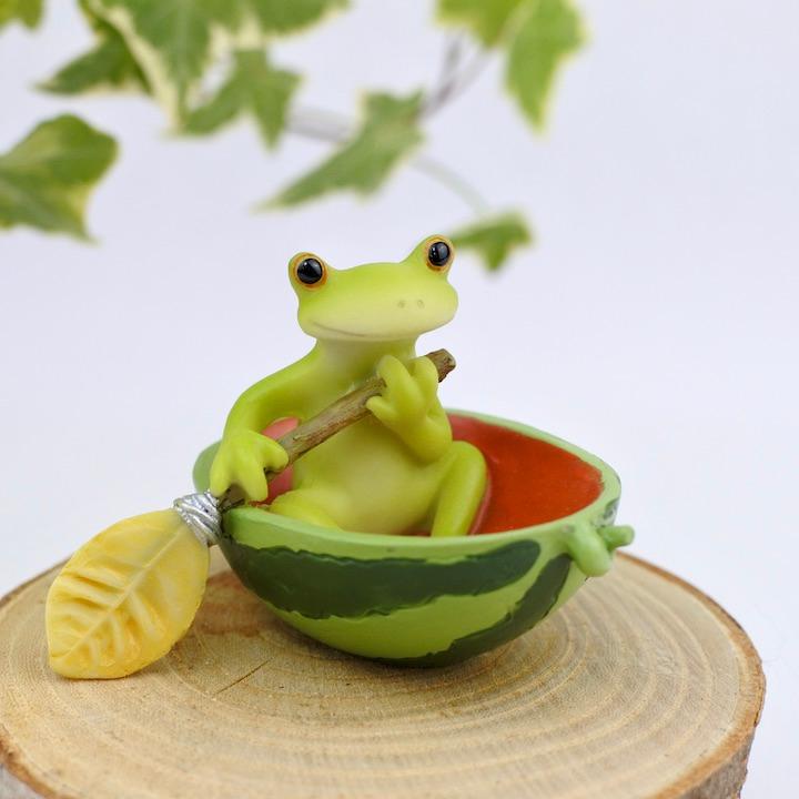 エスニックカエル置物アジアン雑貨