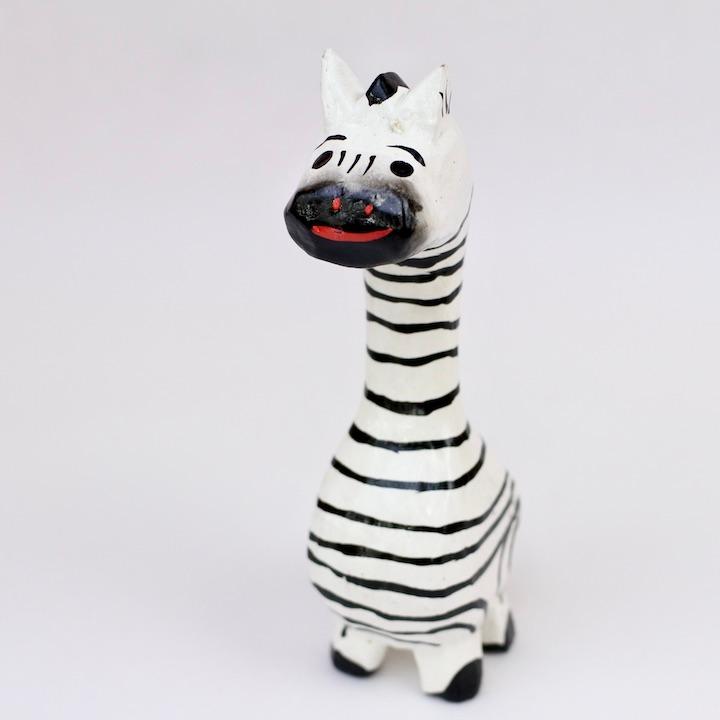 アジアン バリ 雑貨 ♪くびながアニマル(シマウマ・キリン・ウシ