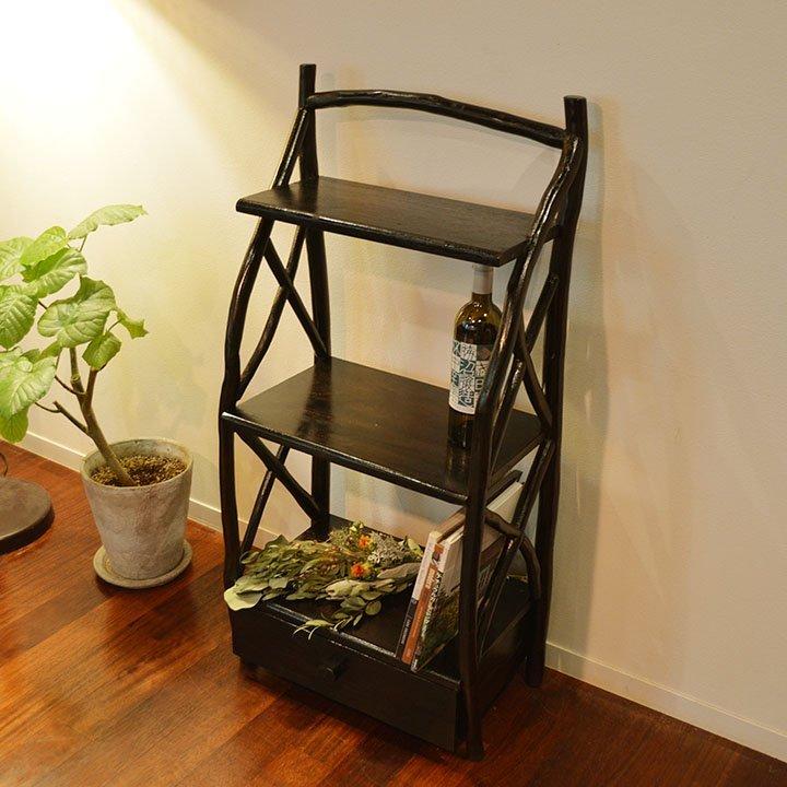 アジアン　棚 楽天市場】☆レビューで特典☆アジアン家具 木製 バリ ♪AR 2段