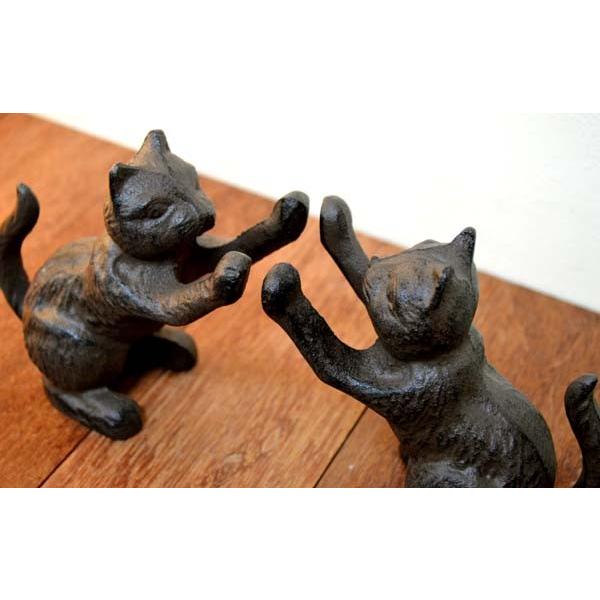 ブロンズ製動物彫刻アンティーク雑貨 ブックスタンドブックエンド