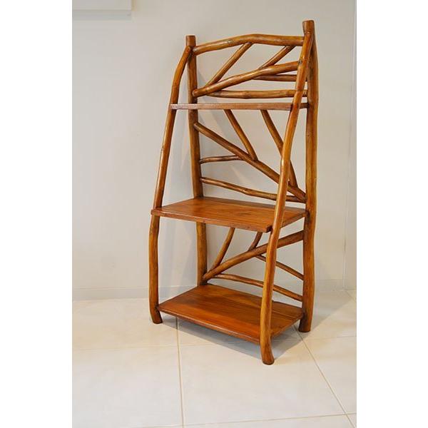 アジアン家具 木製 バリ ♪ARブックラック（A4サイズ収納OK