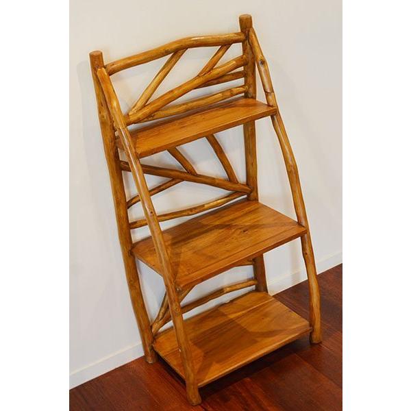 アジアン家具 木製 バリ ♪ARブックラック（A4サイズ収納OK