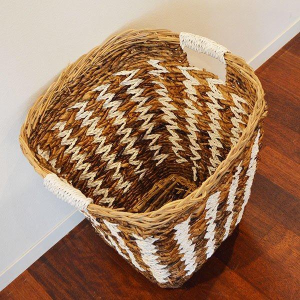 アジアン バリ 雑貨 ♪バナナリーフのグロッソバスケットL