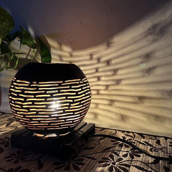 間接照明 スタンドライト おしゃれ アジアン ♪ココナッツの実の