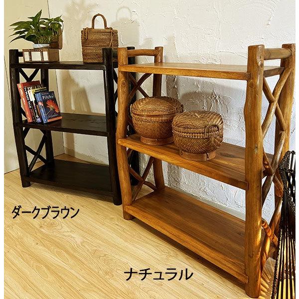 7月上旬入荷】アジアン家具 木製 バリ ♪AR 2段オープンラック 7月上旬入荷】アジアン家具 木製 バリ ♪AR 2段オープンラック
