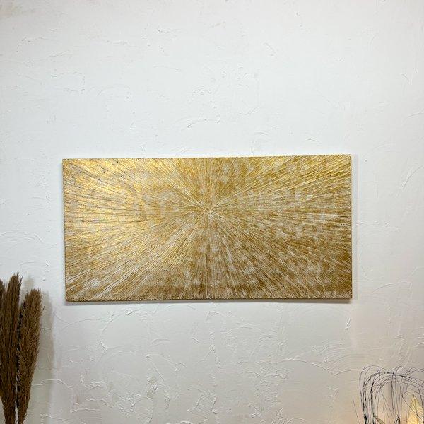壁飾り ウォールデコ アートパネル ♪ゴールドオブジェ100cm