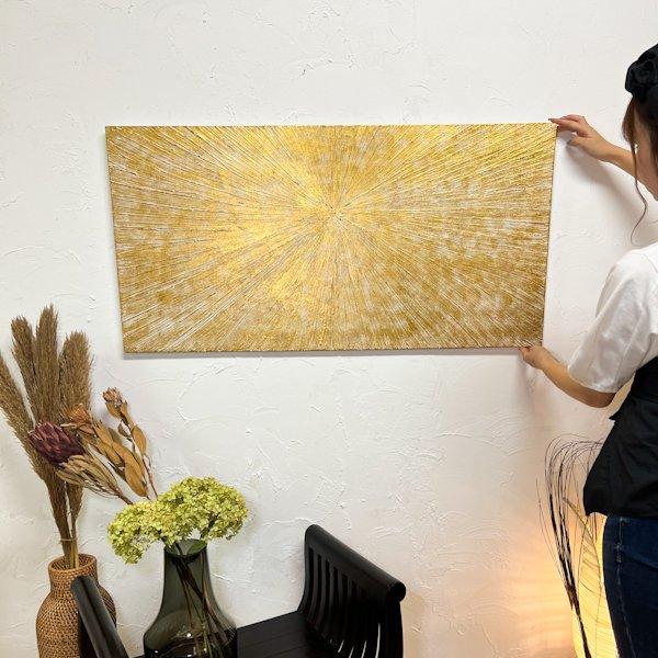 壁飾り ウォールデコ アートパネル ♪ゴールドオブジェ100cm 壁飾り ウォールデコ アートパネル ♪ゴールドオブジェ100cm