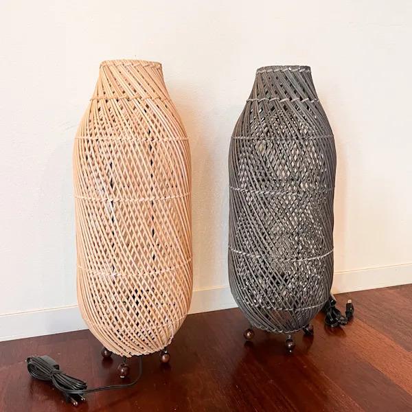 フロアライト 間接照明 ♪ラタンスマートランプ（ナチュラル