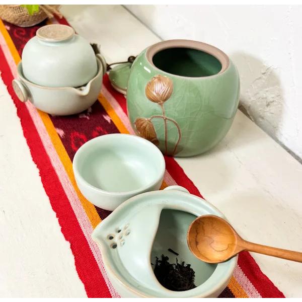 お茶入れ ロータス 銅 七宝 お茶入れ ロータス 銅 七宝 お茶入れ