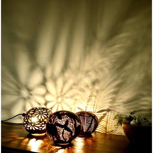 アジアン 雑貨 ライト 照明 ココヤシ ココナッツ オシャレ 間接照明