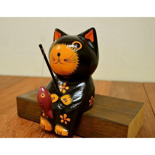 置物 置き物 オブジェ オーナメント アニマル インテリア小物 置物 猫雑貨 お座り釣りネコ15cm 全2色 アジアンインテリア インテリア雑貨 デザイン雑貨 アジアン家具 雑貨 Yayapapus 通販 Yahoo ショッピング
