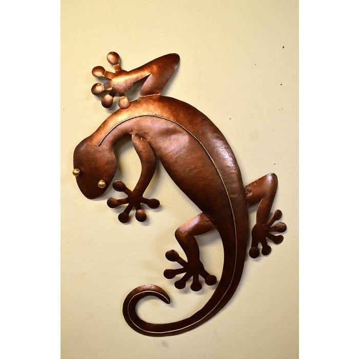 壁飾り 壁面装飾 ウォールデコ オブジェ アジアン雑貨 バリ バリ島の元気なトカゲさん アイアン製 おしゃれ エスニック アジアン家具 雑貨 Yayapapus 通販 Yahoo ショッピング