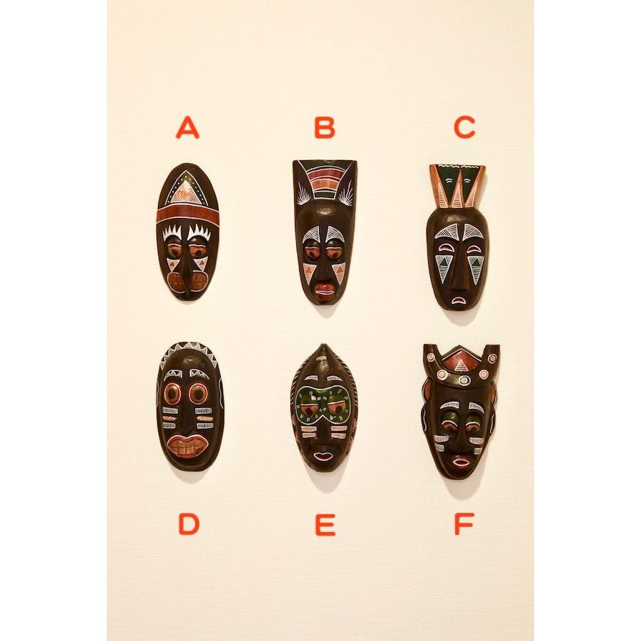 壁飾り 壁面装飾 ウォールデコ オブジェ インテリア小物 アジアン雑貨 バリ ♪アフリカンミニマスクD♪ おしゃれ エスニック アジアンインテリア インテリア雑貨 |  | 04