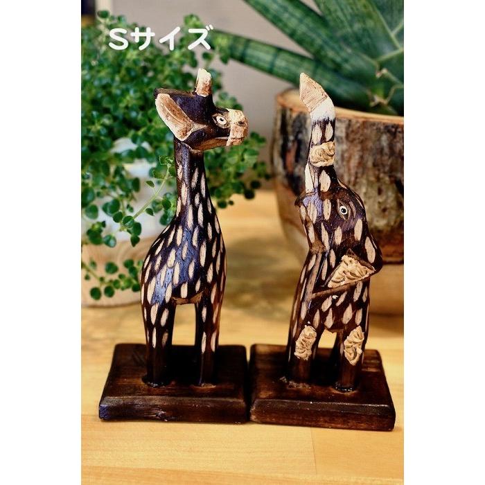 置き物 オブジェ インテリア小物 アジアン バリ 雑貨 ♪ウッドブラウン