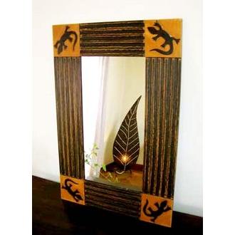 【バリ雑貨】壁掛け鏡 楽天市場】【アウトレット】アジアン雑貨 バリ雑貨 鏡 壁掛け おしゃれ