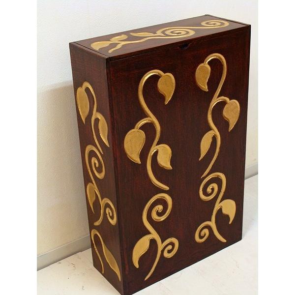 ごみ箱 ダストボックス マルチボックス 木製 アジアン雑貨 ♪たっぷり収納のマルチストッカー♪ インテリア雑貨 収納雑貨 デザイン雑貨 |  | 10