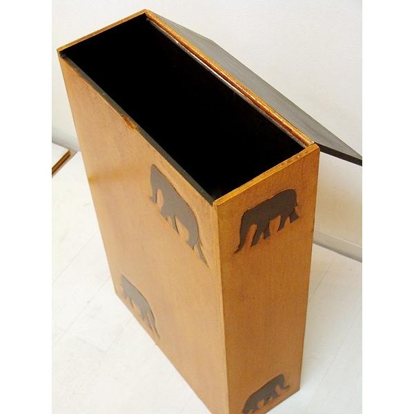 ごみ箱 ダストボックス マルチボックス 木製 アジアン雑貨 ♪たっぷり収納のマルチストッカー♪ インテリア雑貨 収納雑貨 デザイン雑貨 |  | 04