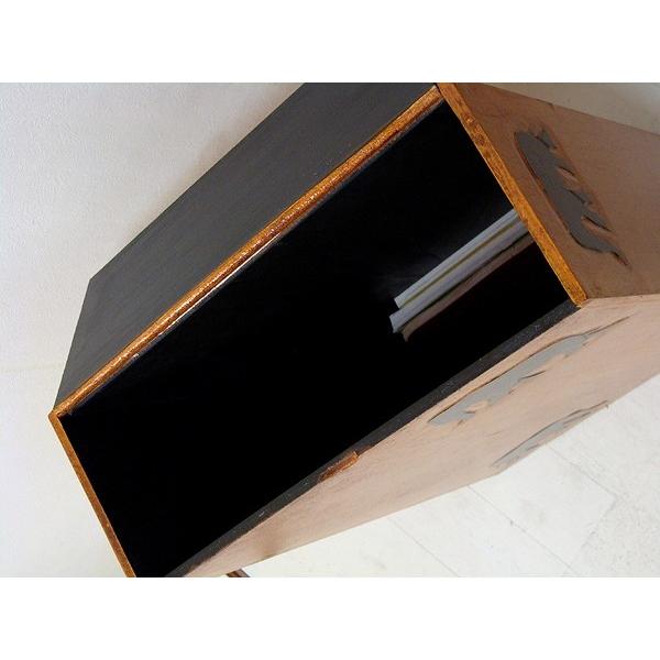 ごみ箱 ダストボックス マルチボックス 木製 アジアン雑貨 ♪たっぷり収納のマルチストッカー♪ インテリア雑貨 収納雑貨 デザイン雑貨 |  | 05