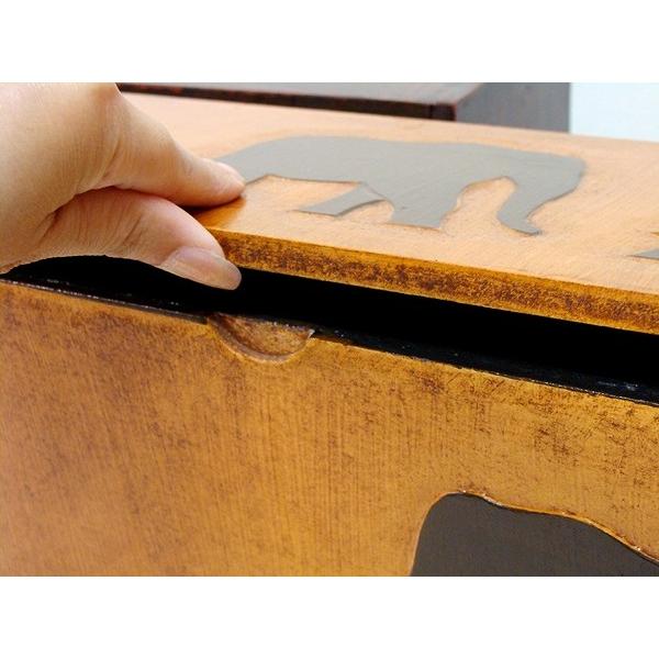 ごみ箱 ダストボックス マルチボックス 木製 アジアン雑貨 ♪たっぷり収納のマルチストッカー♪ インテリア雑貨 収納雑貨 デザイン雑貨 |  | 06