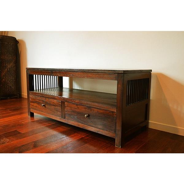 【週末限定値下げ】アジアン家具 テレビ台 幅90 引出し付き 週末限定値下げ】アジアン家具 テレビ台 幅90 引出し付き