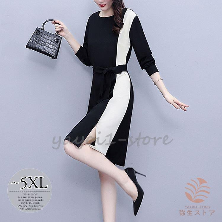 特価販売品 ワンピース ラウンドネック スリット 袖ボタン 大きいサイズ 女子旅 休日 お出かけ フェミニン ママスタイル シンプル デート 大人可愛い シック 単体販売 Shirleyryan Ca