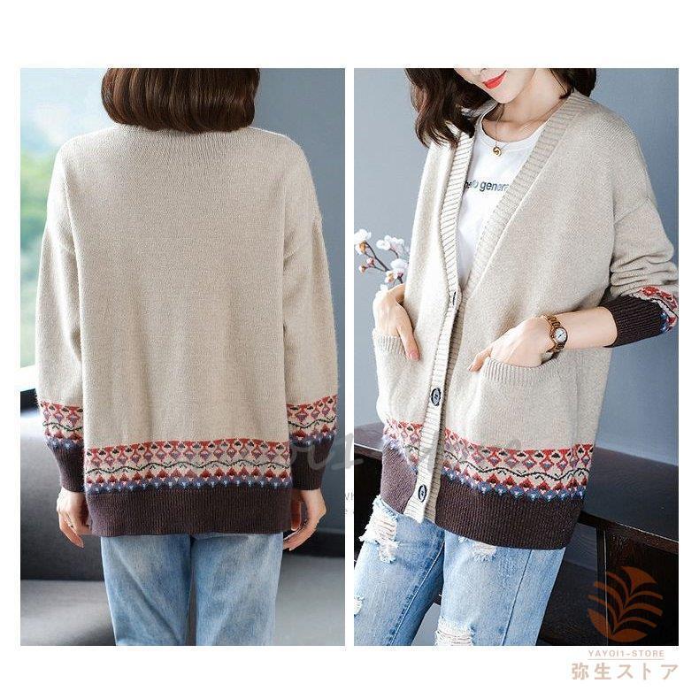国内正規総代理店アイテム カーディガン トップス 長袖 Vネック ニット ポケット ボタン ナチュラルコーデ お出かけファッション 休日スタイル 女子旅 大人可愛い ストリート Heirloomedblog Com