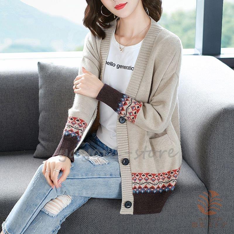 国内正規総代理店アイテム カーディガン トップス 長袖 Vネック ニット ポケット ボタン ナチュラルコーデ お出かけファッション 休日スタイル 女子旅 大人可愛い ストリート Heirloomedblog Com