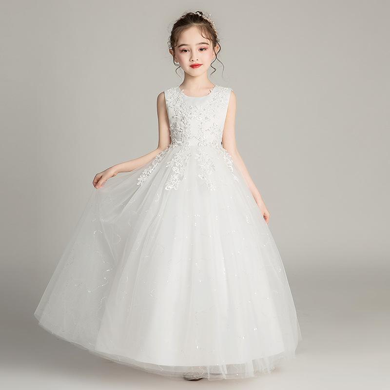 2025春子供ドレス ピアノ発表会 ジュニアドレス ふんわりチュール160 150 140  演奏会 結婚式 キッズ こども コンクール 子供服 女の子 フォーマル | ブランド登録なし