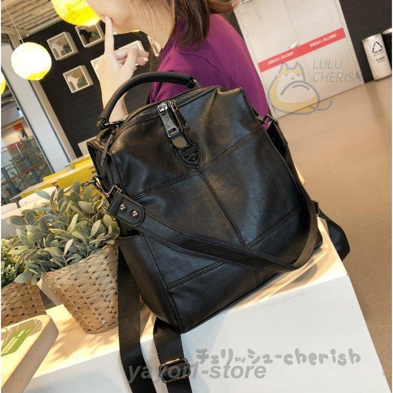 本革 リュック レディース オリジナルバッグ 大容量大人 リュック レディース トートバッグ リュック 牛革 リュック プレゼント 大人リュック  A サイズの画像