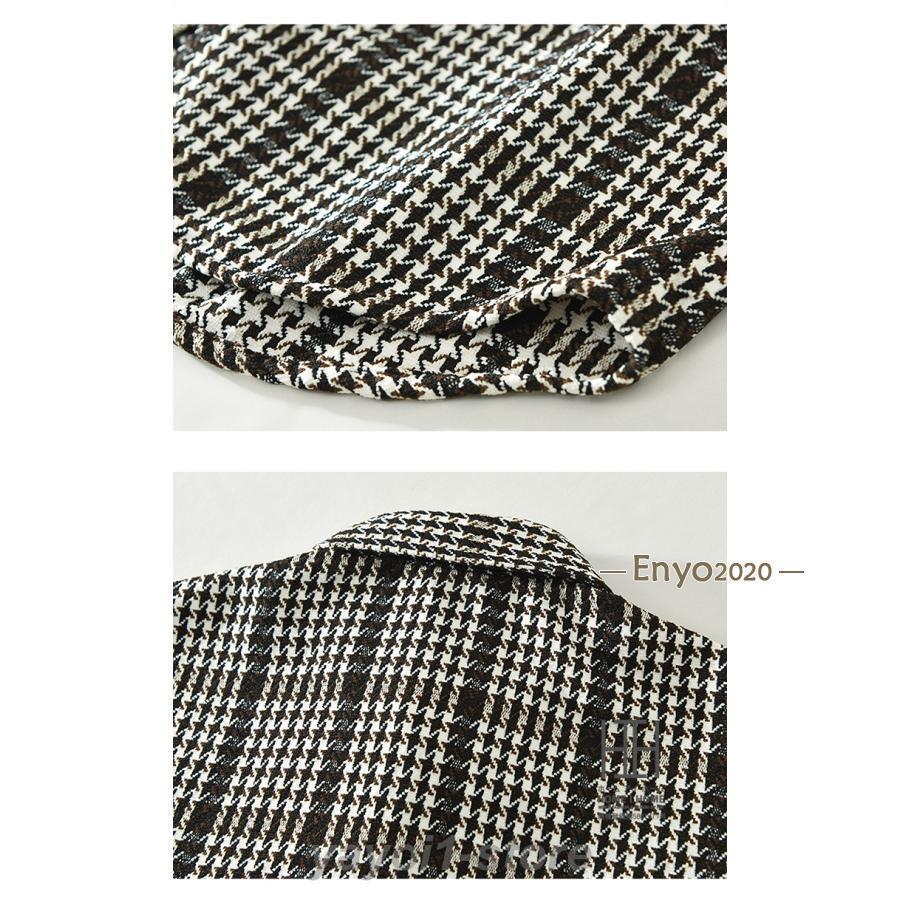 チェックシャツ シャツ メンズ 長袖 千鳥格子 チェック柄 柄シャツ