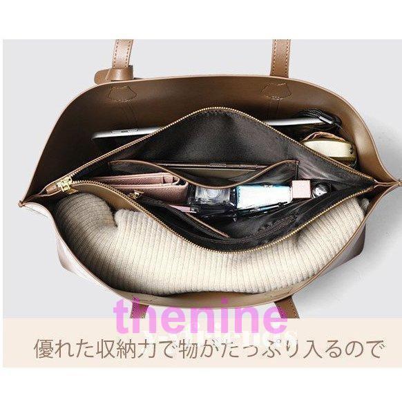 美品】Rene ルネ ミンクチャーム付き レザー トートバッグ TARYN 