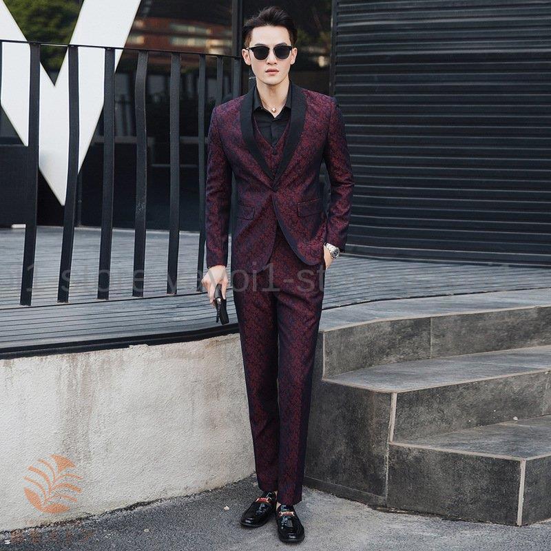 披露宴 二次会 スーツ メンズ 新生活 5XLまで 細身スーツ 3ピーススーツ 紳士服 結婚式 スリムスーツ カジュアル ビジネススーツ フォーマルスーツ パーティー 