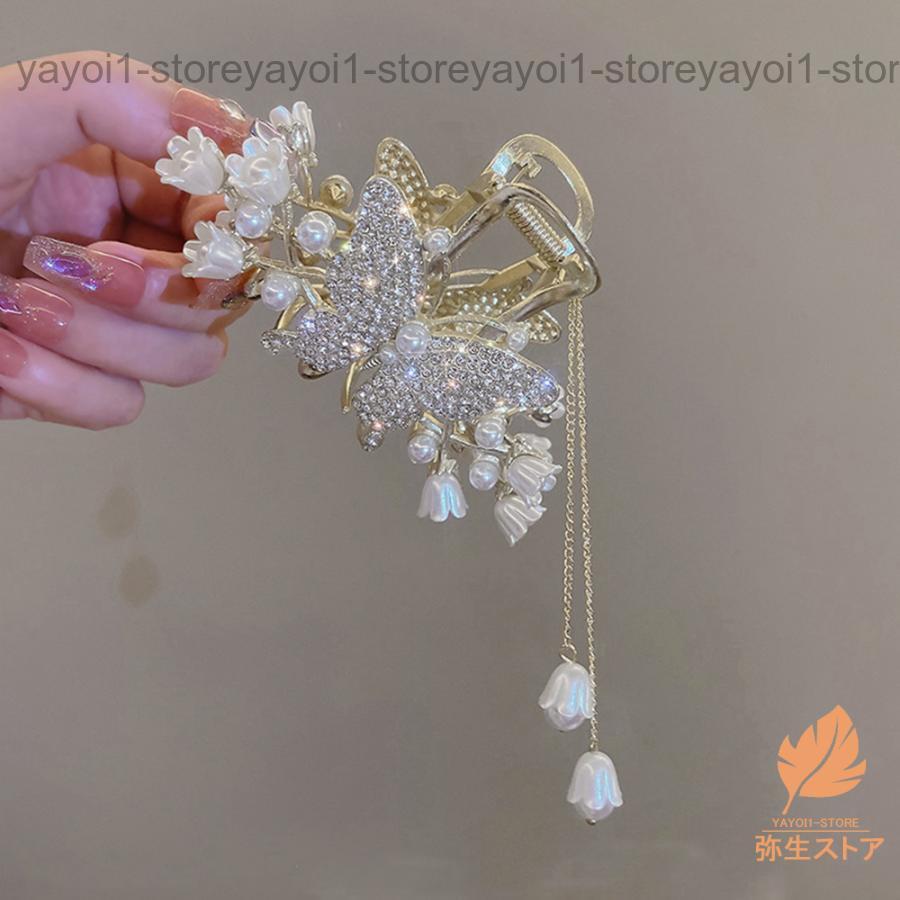 バタフライヘアクリップ タッセル 髪留め｜yayoi1-store｜09