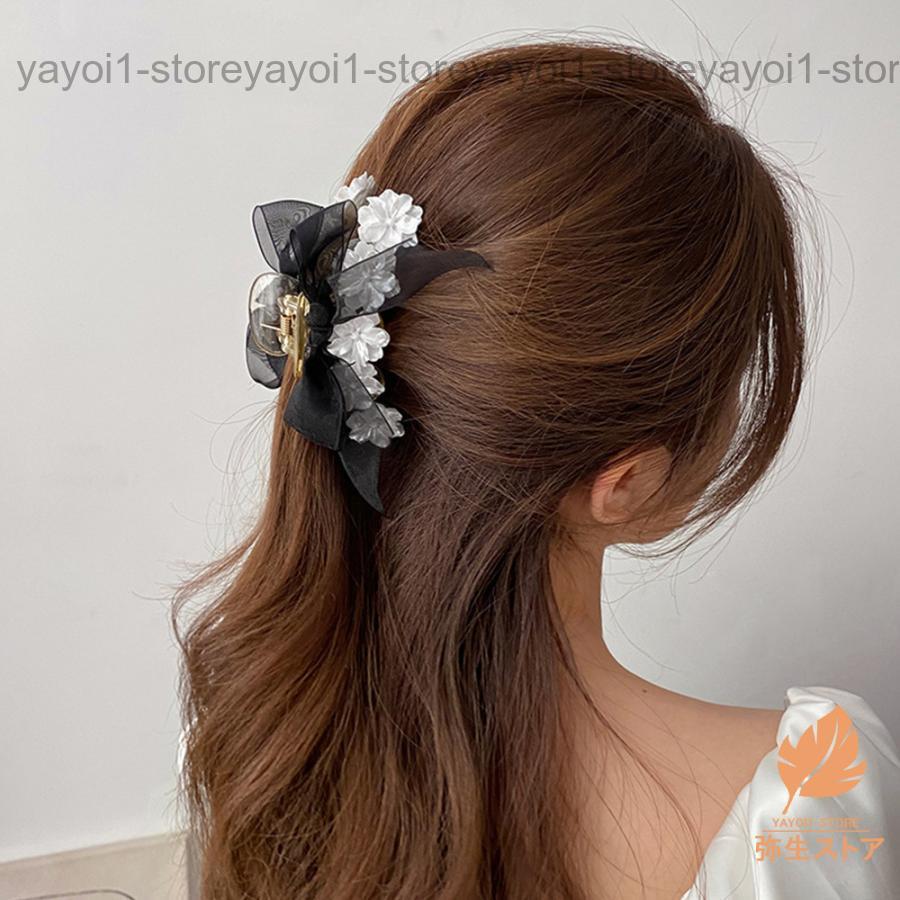 ヘアクリップレディース 花バンスクリップ｜yayoi1-store｜07