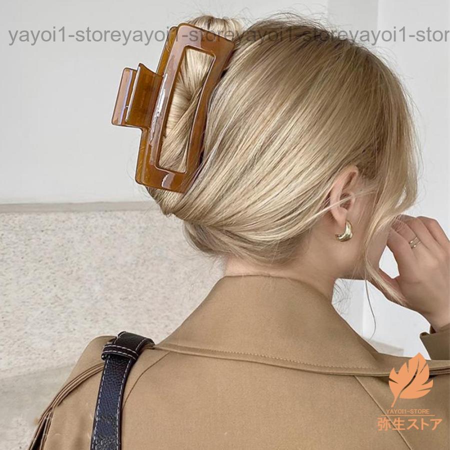 ヘアクリップ アクリル バンスクリップ｜yayoi1-store｜07