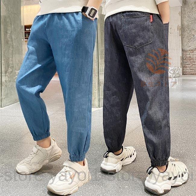 ズボン キッズ 虫除け 女の子 夏 涼しい男の子 子供 サルエルパンツ 薄手 ロングパンツ 涼感 Uvカット 長