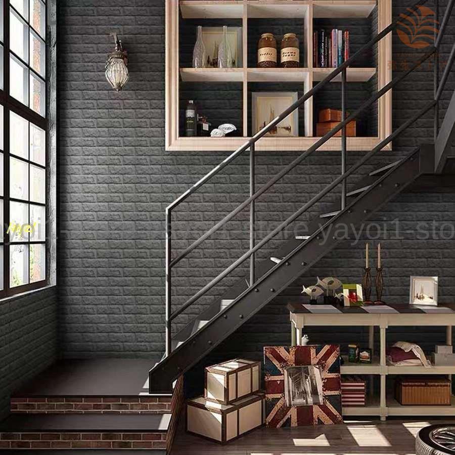 30枚 3D壁紙 70*70cm レンガ 木目 剥がせる 壁紙シール 防音シー Amazon