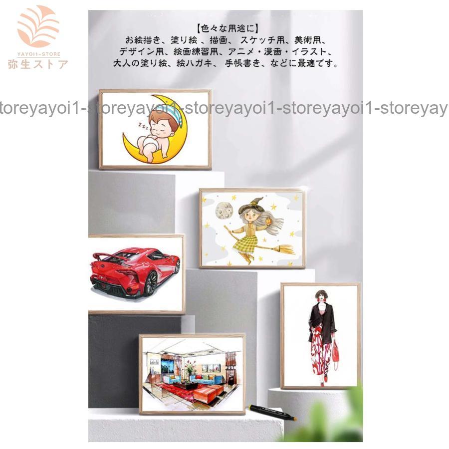 マーカーペン 168色 セット イラストマーカー アルコールマーカー 太細
