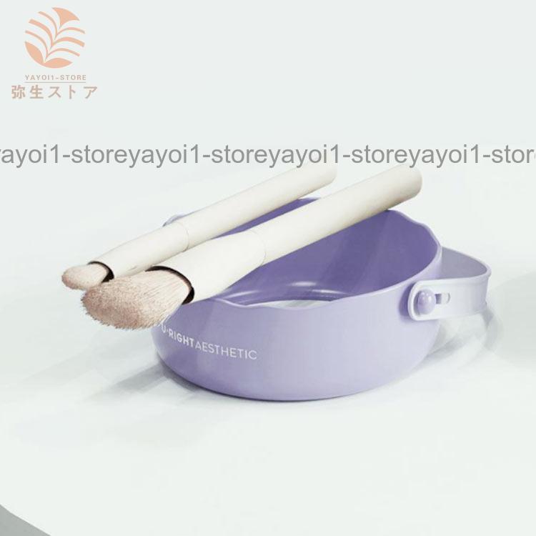 メイクブラシホルダー 収納 スタンド 洗浄 ブラシ用クリーナー メイク