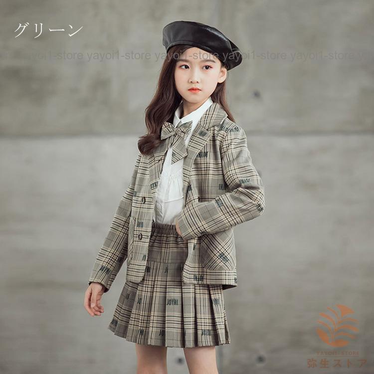 卒業式 スーツ 女の子 スーツ スカート 卒業式 キッズフォーマル 女の子 スーツ 子供服 発表会フォーマル キッズ スカート 結婚式 入学式 卒園式 七五三 撮影用の画像