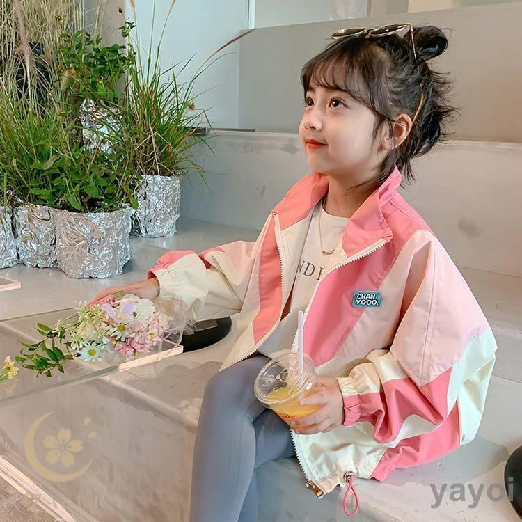 春アウター 秋服 フードなし キッズ ウィンドブレーカー 裏起毛 春秋